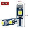 Bittwee T5 LED Lights for Car Dashboard, 20 Pcs 3030-3SMD LED Bulb with Twist Lock Socket, Super Bright Light Bulb for Instrument Cluster Panel Gauge Indicator