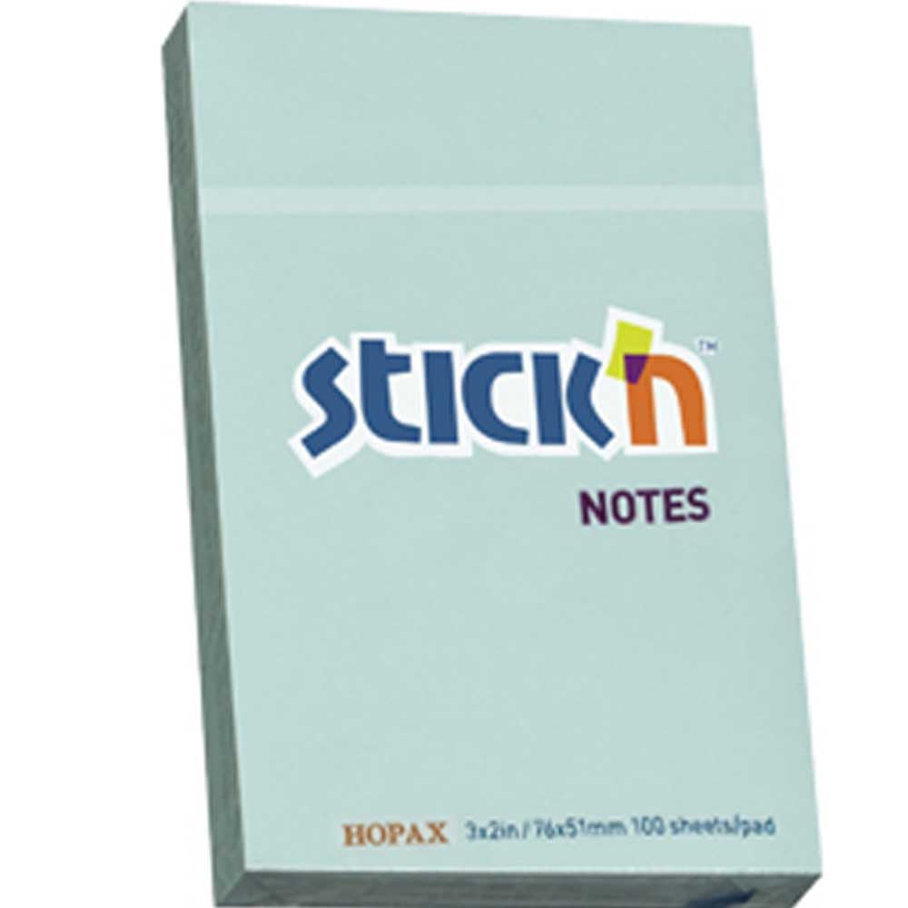 RADEX - Foglietti adesivi "Pastell", 51 x 76 mm, colore: Blu pastello