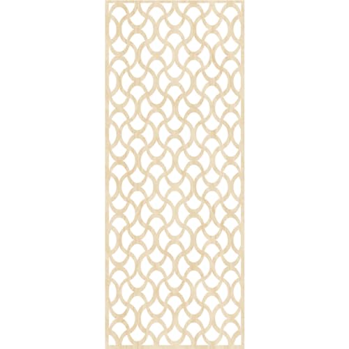 Image of Resort Decorative Pierced Fretwork Wood Wall Panels, 11 3 /8 inchW x 29 3 /8 inchH x 1 /4 inchT, Birch