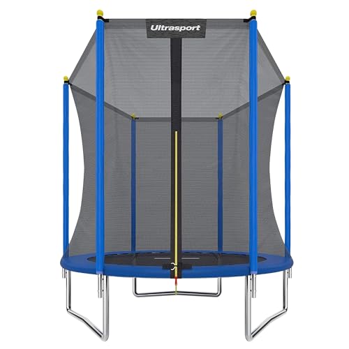 Ultrasport Cama elástica de Jardín, Set con Superficie de Salto,...