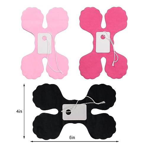 Image of Hot Pink Black Party-Decorations Streamers Garland - 157Ft Four-Leaf Clover Hanging Banner, Wedding Engagement Bachelorette Birthday Baby Bridal Shower Decor Hugtmr
