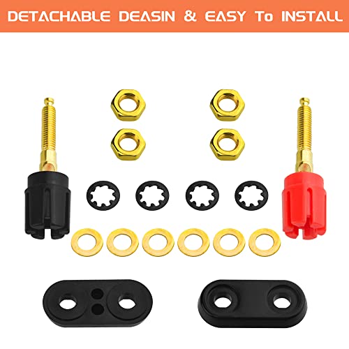 10 Pcs Dual 4mm Banana Plug Jack Socket Binding Post miniatura 3