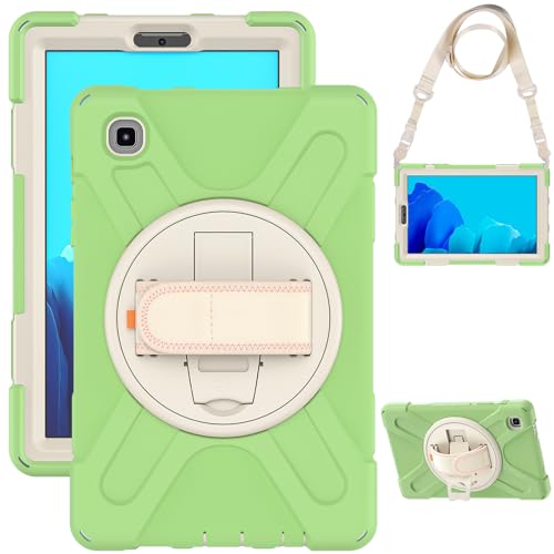 Coque Galaxy Tab A7 Lite 8.7 2021 antichoc avec support rotatif et bandoulière
