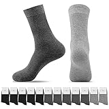 【Rutschfest & Verformungssicher】 Der drucklose bequeme Bund verursacht keine Einschnitte. Die verstärkte Ferse ist fest und verhindert ein Verrutschen. Durch die ausgewählten hochwertigen Materialien und Nähen mit fortgeschrittenen Maschinen sind die Baumwollsocken auch nach mehreren Waschen nicht leicht zu verformen.