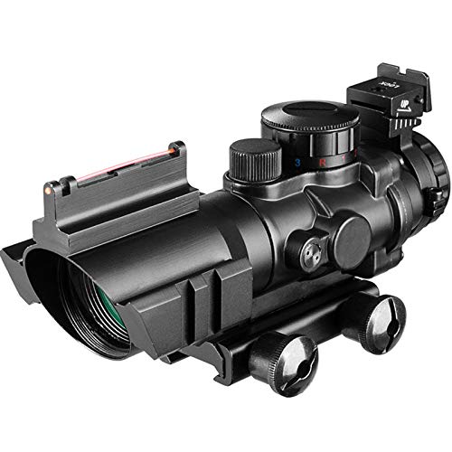 ACEXIER 4x32 Zielfernrohr 20mm Schwalbenschwanz Reflex Optik Zielfernrohr Taktisches Visier Jagdgewehr Gewehr Airsoft Sniper Magnifier Air Gun