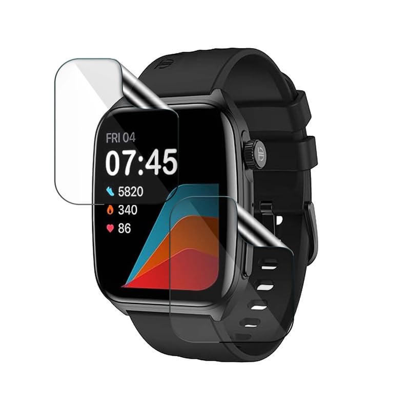 smartwatch screen protector compatible With Titan Smart 4.0|Ultrathin 0.125mm 9H anti shock flexible|Edge-to-Edge Coverage, Anti-Glare, Scratch Resistant-picture-27