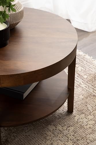 image for Kate and Laurel Talcott Modern Tiered Round Coffee Table, 28 x 28 x 18