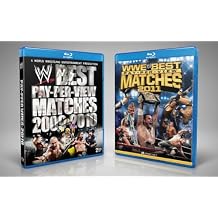 WWE Best Pay-Per-View Matches Bundle 2009-2010 + 2011 Blu-ray - 4-Disc Set John Cena Edge Undertaker CM Punk Randy Orton Classic Matches, Over 15-Hrs