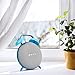 LANMU Alarm Clock Stand Compatible with Google Home Mini and Nest Mini (2nd Gen),Retro Alarm Clock Case Mount Accessories (Blue)