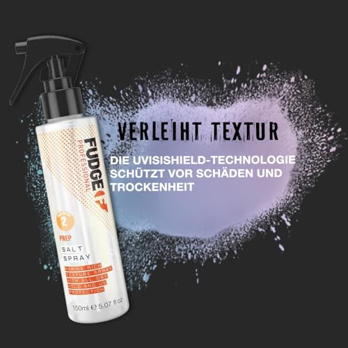 Fudge Professional Salt Spray | Texturierendes Meersalzspray, Volumen und flexibler Halt für Männer und Frauen, mit UV-Schutz - 150 ml