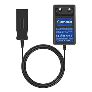 Exmate 18V Ladegerät für Gardena 8878-20 Gardena Mähroboter R40Li, R45Li, R70Li,Flymo Robotic Lawnmower 1200R,Husqvarna Automower 305, 308 Lithium Akkus