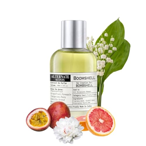 Image of ALTERNATE SCENTS BOOMSHELL Long Lasting 100ML Perfume For Woman |Strong& long Lasting with 30% Oil Concentration| Fresh, Flirty & Feminine| Fragrance From France | Made In India|