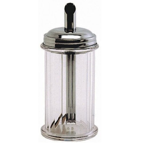 Genware 18022 Plastic Sugar Pourer With S/ST Top, Clear Amazon.co.uk