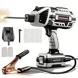 LichtbogenschweißGeräT Mit 20 StäBen Und Handschuhen, ElektroschweißGeräTeset, Tragbares 220-V-LichtbogenschweißGeräT, 6-Stufige Variable Stromeinstellung FüR 3/32-1/8-Zoll (2,5-3,2 Mm) SchweißEn