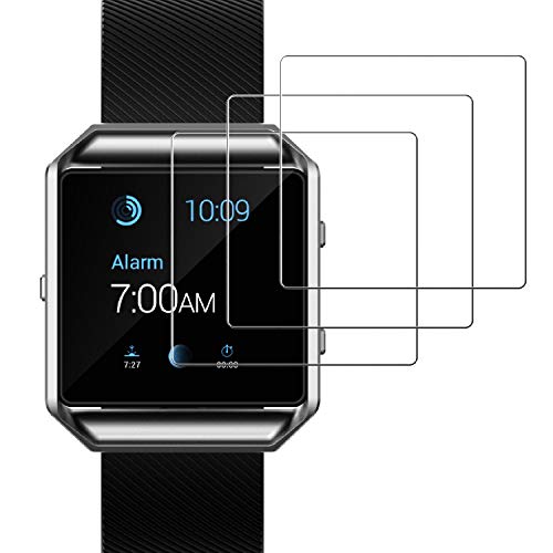 Brotect Pellicola In Vetro Per Fitbit Blaze – 3 Pezzi, Trasparente, 9H, Made In Germany