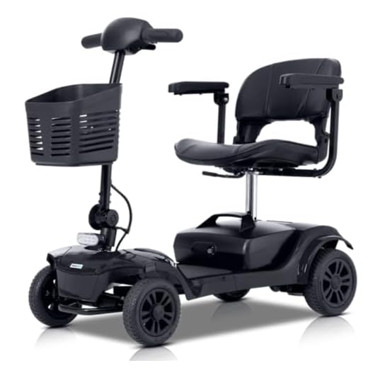 Scooter Elétrica Dobrável Cadeira de Rodas Motorizada TheraRover Plus