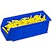 Akro-Mils 30224 AkroBins Plastic Storage Bins, Space-Saving Stackable Bins for Garage, Pantry, Craft Organization, 11