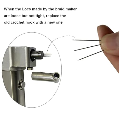 Aiguilles machine à dreadlocks pour tressage sans casse - 2