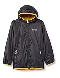 Verschweißte Nähte Regatta Unisex-Child Lever II Shell Jacket, Seal Grey, 11 Years