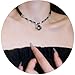 GouwiePuzz Butterfly Necklace for Women，Cute Butterfly Pendant Leather Necklace, Korean Style Fashion Choker, Collarbone Chain For Women Dainty Stuff