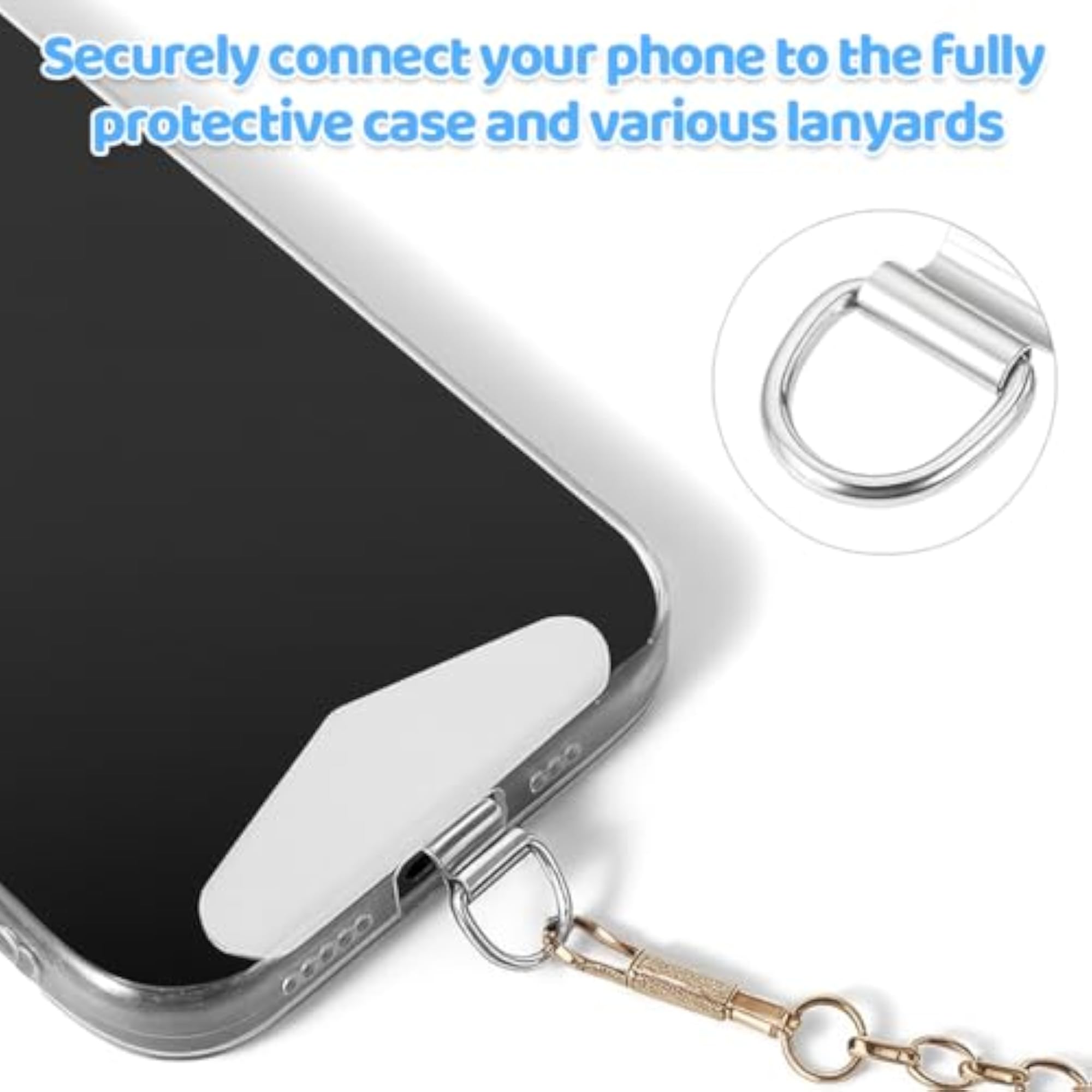 12Pcs Phone Strap Crossbody Lanyard, Stylish Mobile Accessory