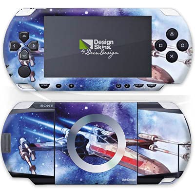 Autocollant PSP 1000 Star Wars DeinDesign - Sticker console portable film X-Wing