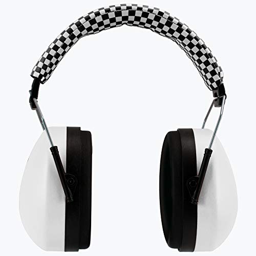 Alecto BV-71WT Oorbeschermers voor kinderen, opvouwbaar, gehoorbescherming en geluidsbescherming voor baby's vanaf 18 maanden en kinderen tot 12 jaar, wit