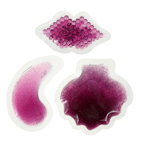 NIYANGLE 3pezzi Impacco Caldo-freddo per Terapia Fisioterapica Recupero Impacco per Occhi e Labbra Utilizzo Multiuso come Scaldamani o Cura