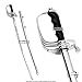 Munetoshi Military US Army Officer Saber Ceremonial Steel Sword Replica Engraving w/Carrying Bag