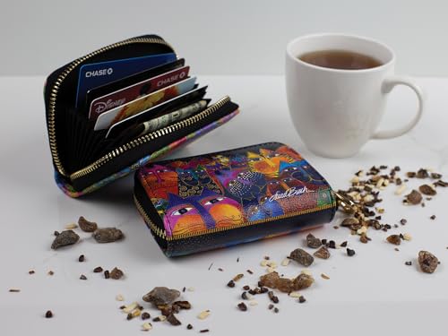 Portefeuille Laurel Burch chiens protection RFID zippé chic - 7