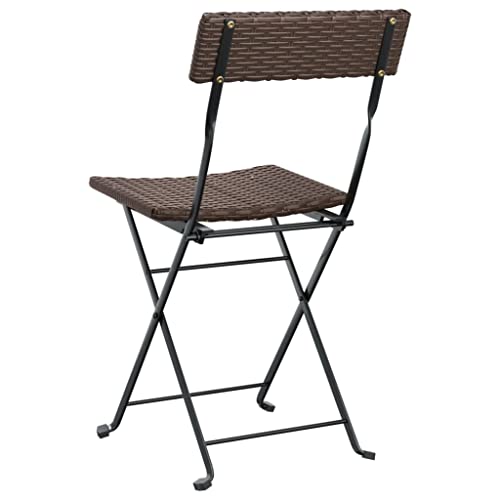 Chaise de bistrot pliable pour petit balcon gain de place et stable - 8