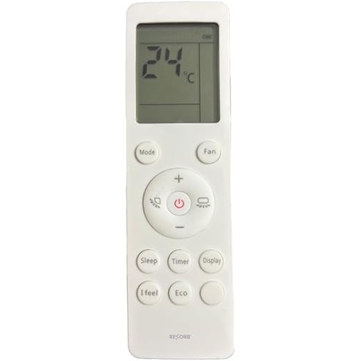 RESORB? RE 247 Compatible with Daikin Inverter Split AC Remote Control FTKZ50U, RB2CA1, FTKZ50UV16U4, RKZ50UV16U4 (Match Buttons with Old Remote Before Placing Order)