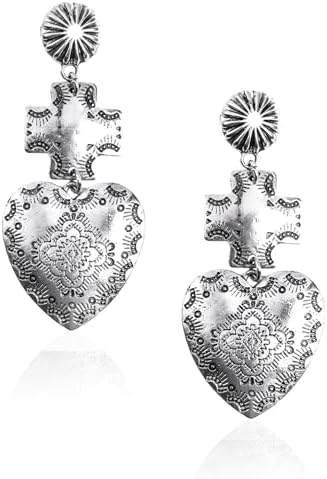 Rustic Couture's Western Earrings for Women Cowgirl Country Conch...