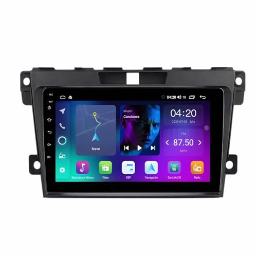 Navegador GPS Mazda CX-7 para viajar en familia con música y mapas en vivo