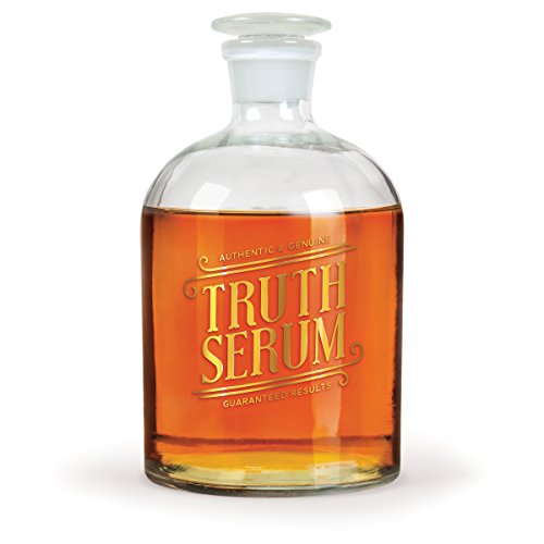 Fred BOTTLED UP Glass Spirits Decanter, Truth