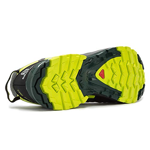 Image of Salomon Men's XA PRO 3D v8 GTX Trail Running, Urban Chic /Black /Lime Punch, 12