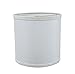 Aspen Creative 31058A, Transitional Drum (Cylinder) Shaped Spider Construction Lamp Shade in White, 8