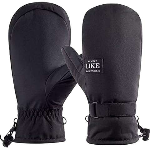 FAYHIJUN Waterproof Thermal Ski Mittens for Winter Cover