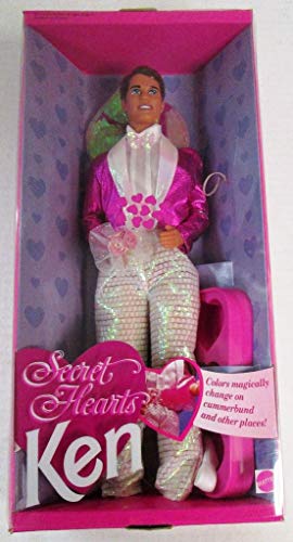 Secret Hearts Ken 1992 jouet nostalgique des années 90 pour vitrine rétro