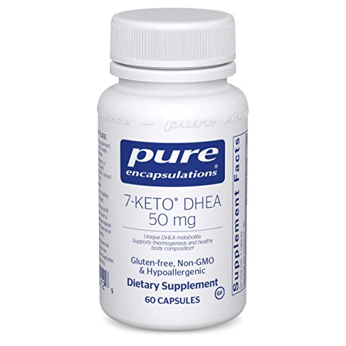 Pure Encapsulations 7-Keto DHEA 50 mg | Unique DHEA Metabolite Supplement to Support Thermogenesis and Healthy Body Composition* | 60 Capsules