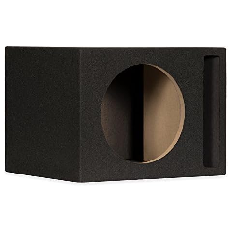 10SP Ported 10" Single Car Bass Box Speaker Enclosure Cabinet for Car Truck SUV Cover
