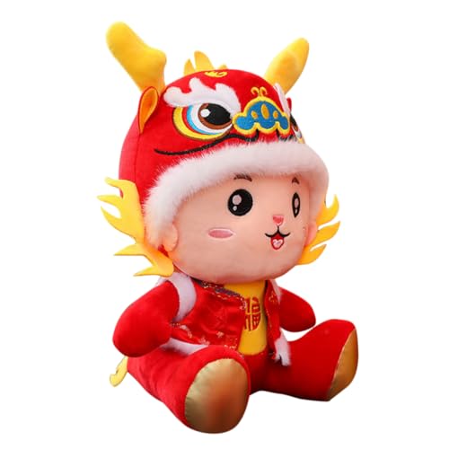 Garneck Juguete De Dragón De Peluche Muñeco De Dragón Decoración De Mesa De Año