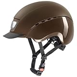 uvex elexxion pro Reithelm, Brown matt-Brown Shiny, 57-59 cm ...
