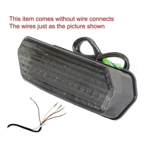 Feu arrière CB650F LED élimine les clignotants encombrants avec stop intégré