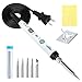 Soldering Iron Kit Electronics, [Upgraded] 60W Adjustable Temperature Welding Tool with ON-Off Switch, Rarlight 9-in-1 Soldering Kits, 5pcs Soldering Iron Tips, Solder Wire,Y Type Soldering Iron Stand
