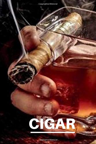 CIGAR: The Smoker Book For Connoisseurs who love Smoke Cigars / The Perfect Pharaoh Gift cigar For cuban Aficionado / 6 x 9 paperback guitar