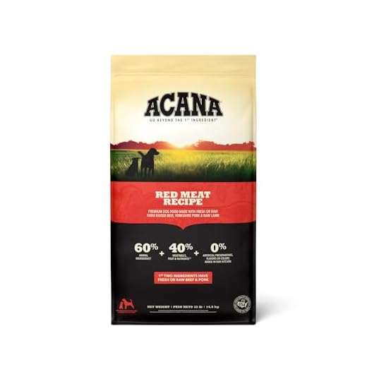 ACANA Grain Free Dry Dog Food Red Meat Recipe 32lb Bag