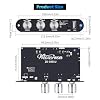 2 Pack ZK-1001U Bluetooth 5.3 Mono Amplifier Board with TWS & Boost Circuit, Mini Audio Amp for Home Outdoor DIY Speakers with 100W Power Output, Treble and Bass, USB/AUX/BT Input, DC 9-24V