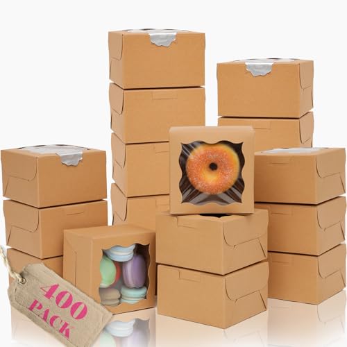 Bakepacker 400�� �u���E���x�[�J���[�{�b�N�X ���t�� 4�C���` x 4�C���` x 2.5�C���` ���� & �N�b�L�[�{�b�N�X & ���ȃ}�J�����y�X�g���[