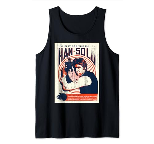 Débardeur Star Wars Han Solo vintage en coton pour un look geek au quotidien
